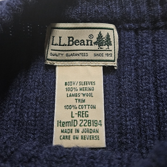 L.L. Bean | Commando Sweater - Picture 3 of 7